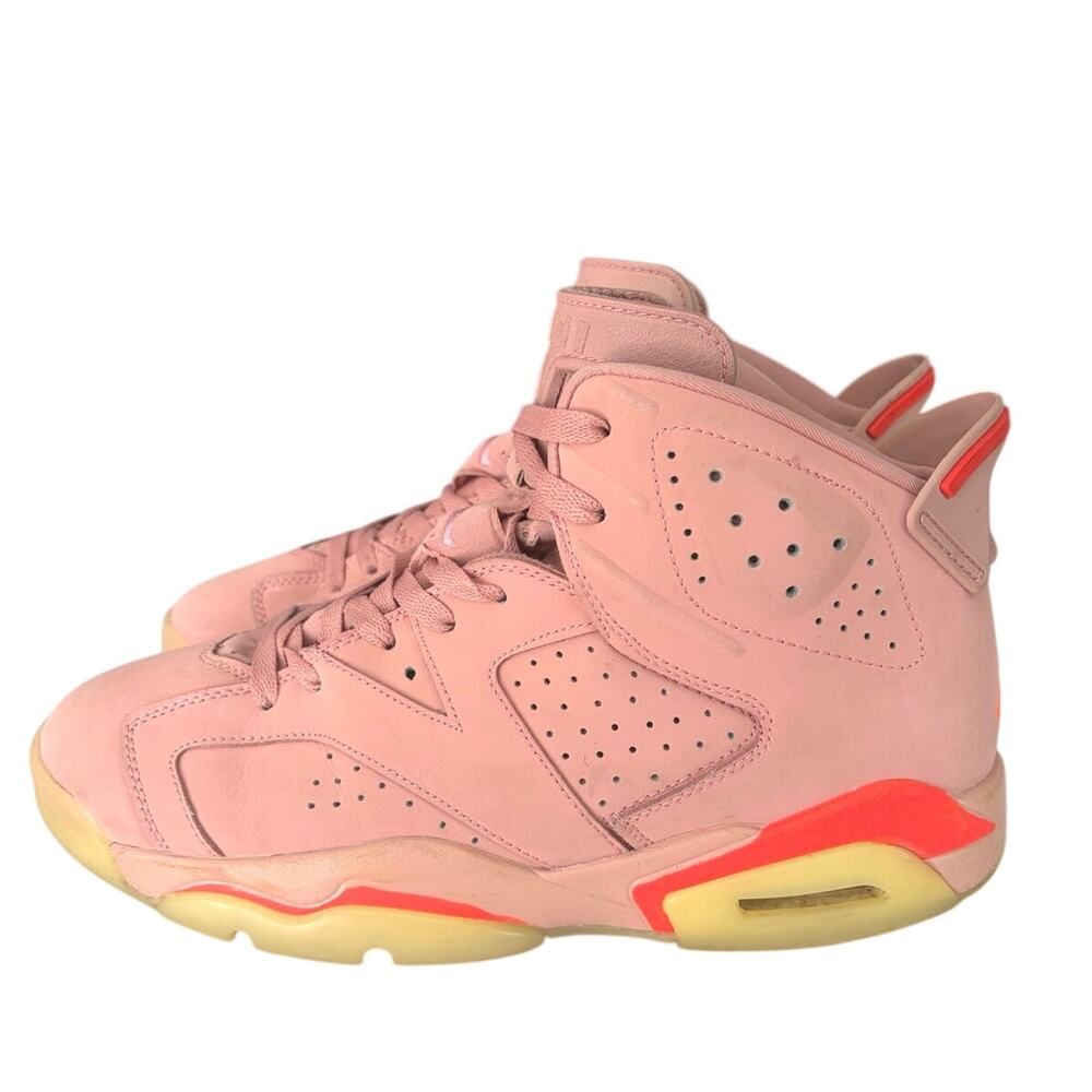 Nike Air Jordan 6 Retro x Aleali May Millennial Pink sneaker sz 10.5 M athletic